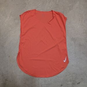 Nike Women's S City Sleek Tank Top Coral/Salmon